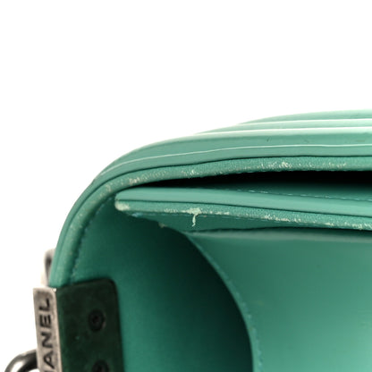 Chanel Glazed Calfskin Medium Boy Flap Green 13 of 13