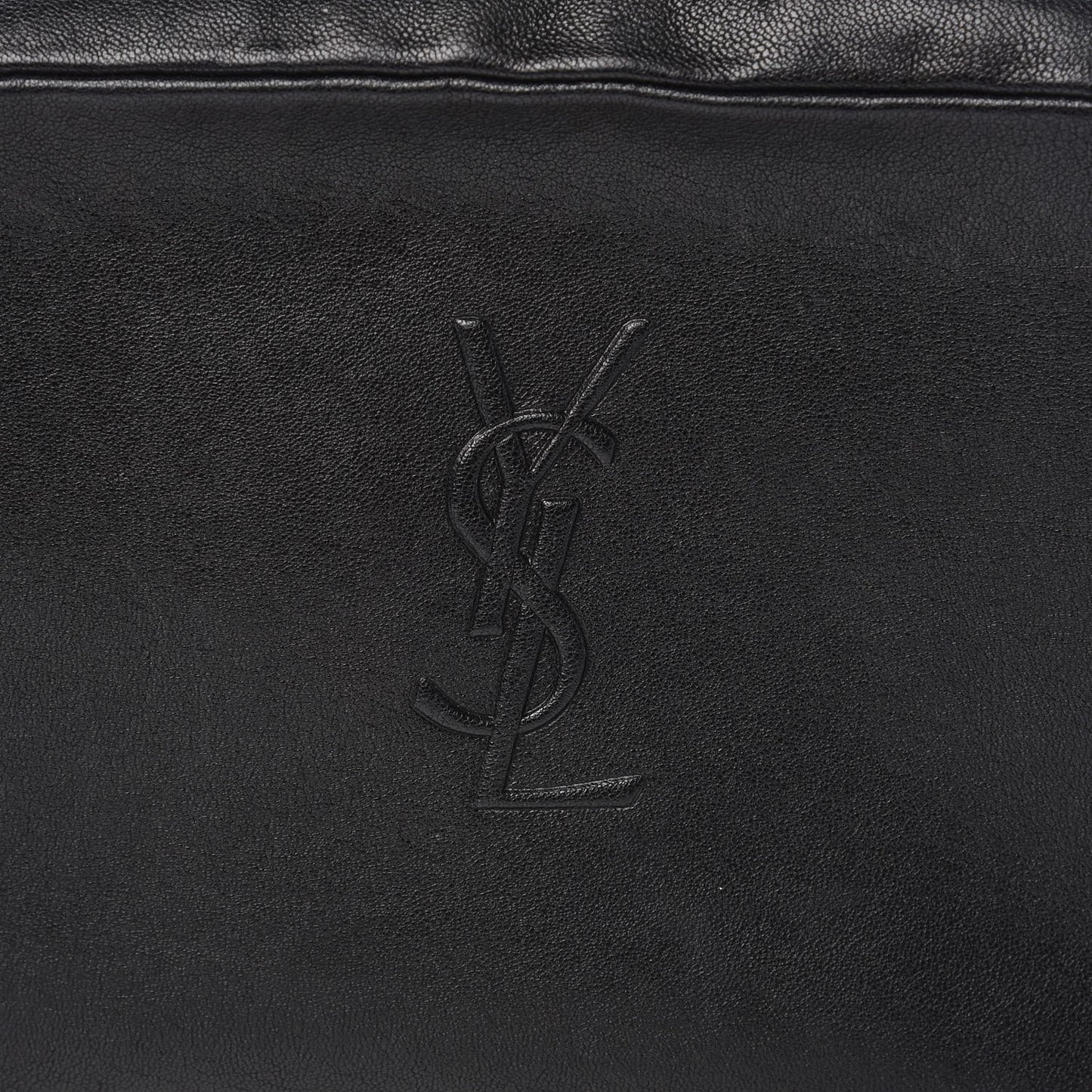 Lambskin Monogram Small Lou Camera Bag Black