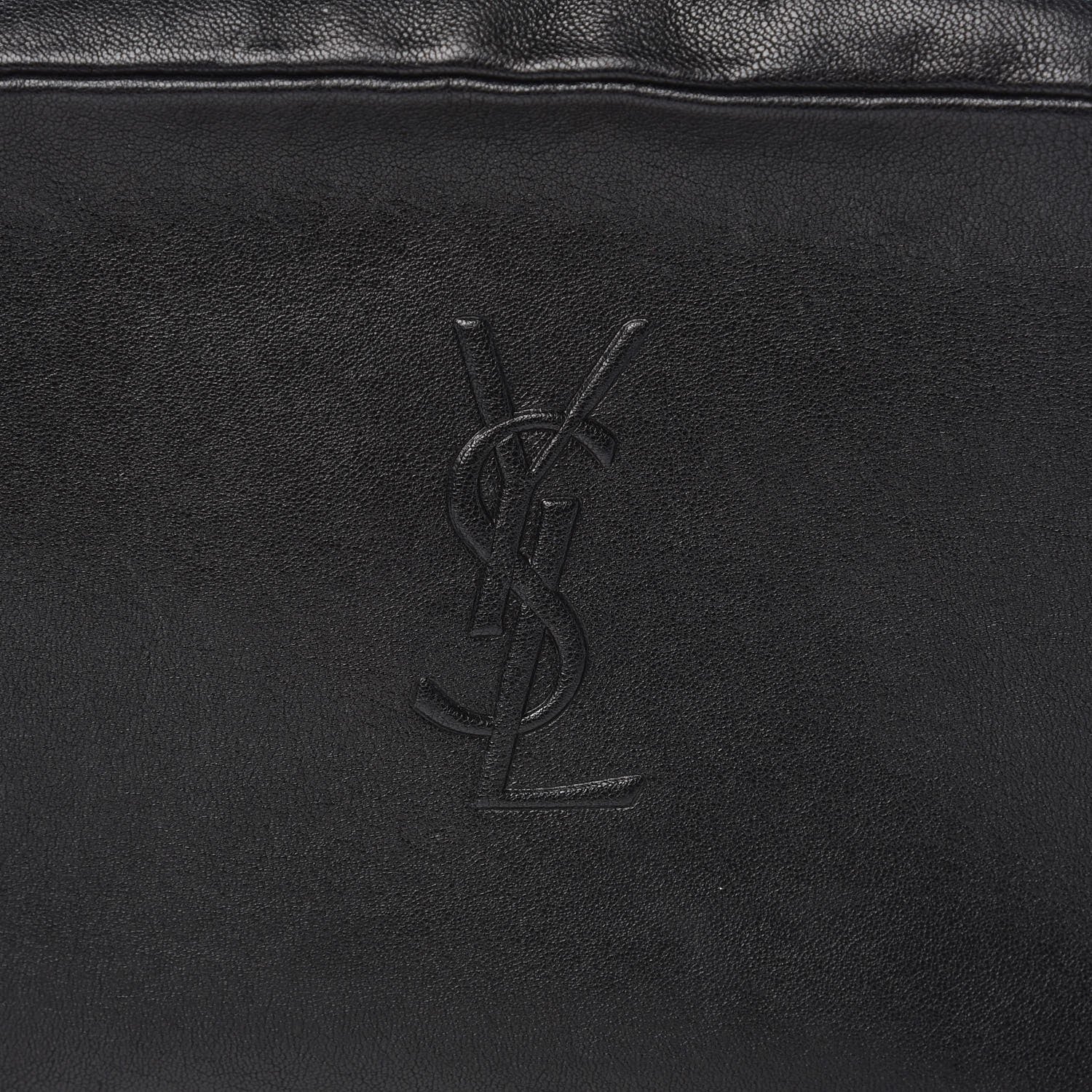 Saint Laurent Lambskin Monogram Small Lou Camera Bag Black 9 of 9