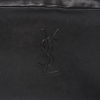 Saint Laurent Lambskin Monogram Small Lou Camera Bag Black 9 of 9