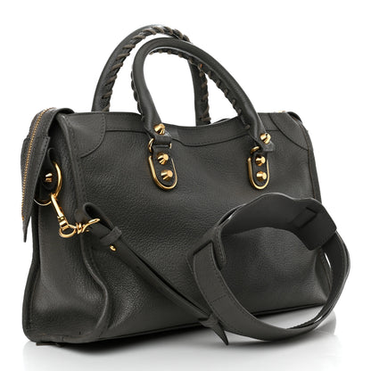 Balenciaga Chevre Gold Metallic Edge Hardware S City Gris Acier 3 of 11