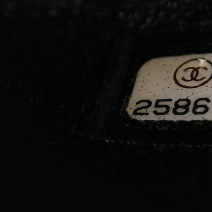 Chanel Caviar Lizard Embossed Quilted Small Coco Handle Flap Black 7 of 10