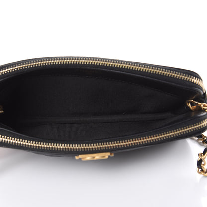 Chanel Caviar Quilted Small Boy Clutch With Chain Black 5 of 10