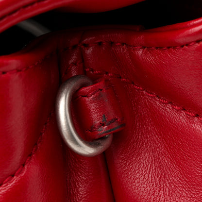 Saint Laurent Calfskin Y Quilted Monogram Toy Loulou Crossbody Bag Rouge 13 of 13