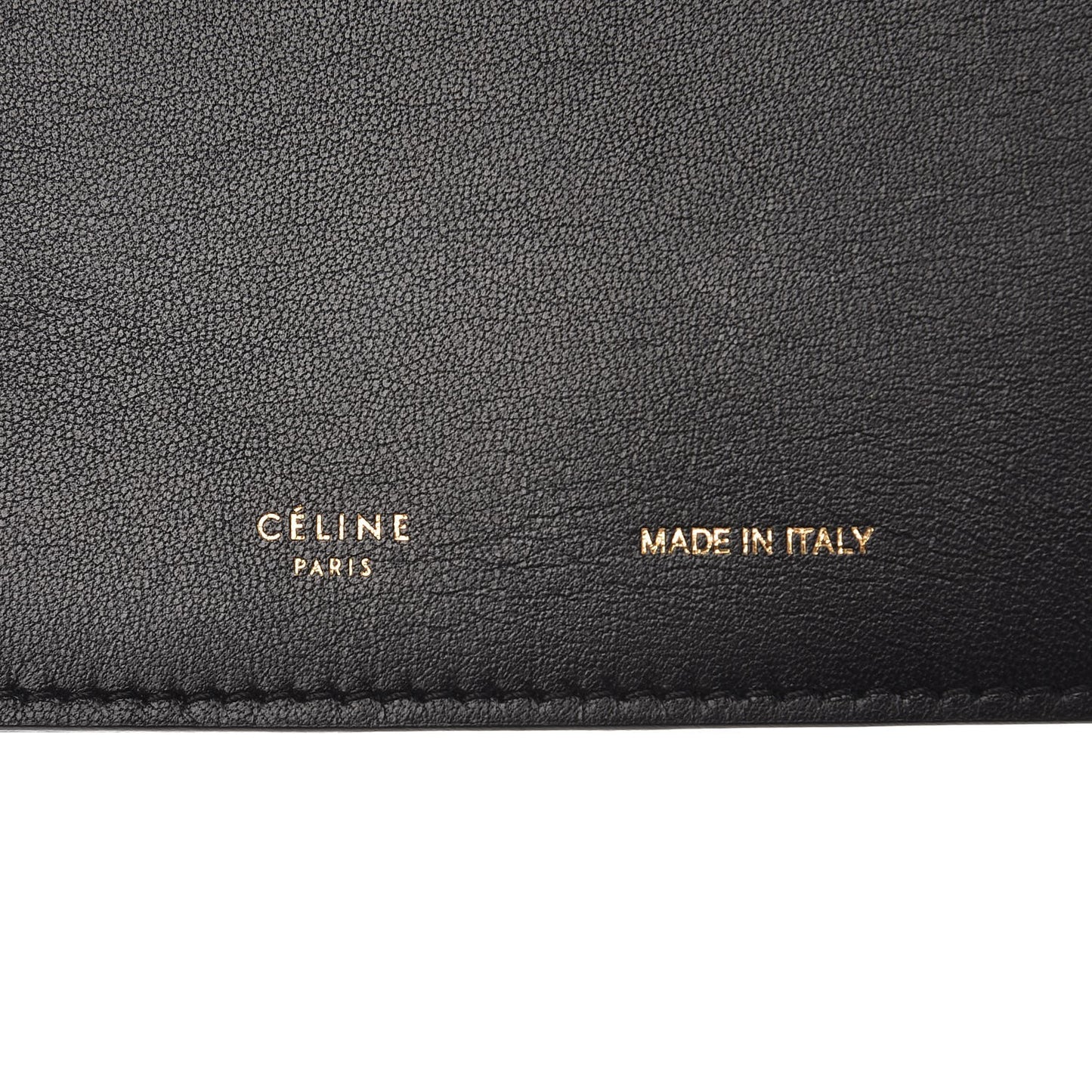 Smooth Lambskin iPad Folio Clutch Black