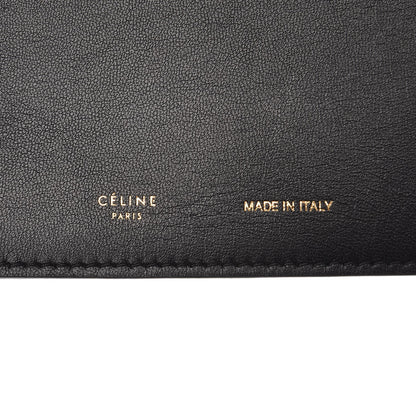 Celine Smooth Lambskin iPad Folio Clutch Black 6 of 9
