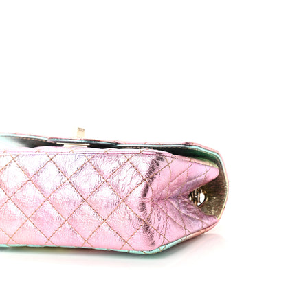 Chanel Metallic Goatskin Quilted Mini 2.55 Reissue Flap Multicolor 9 of 9
