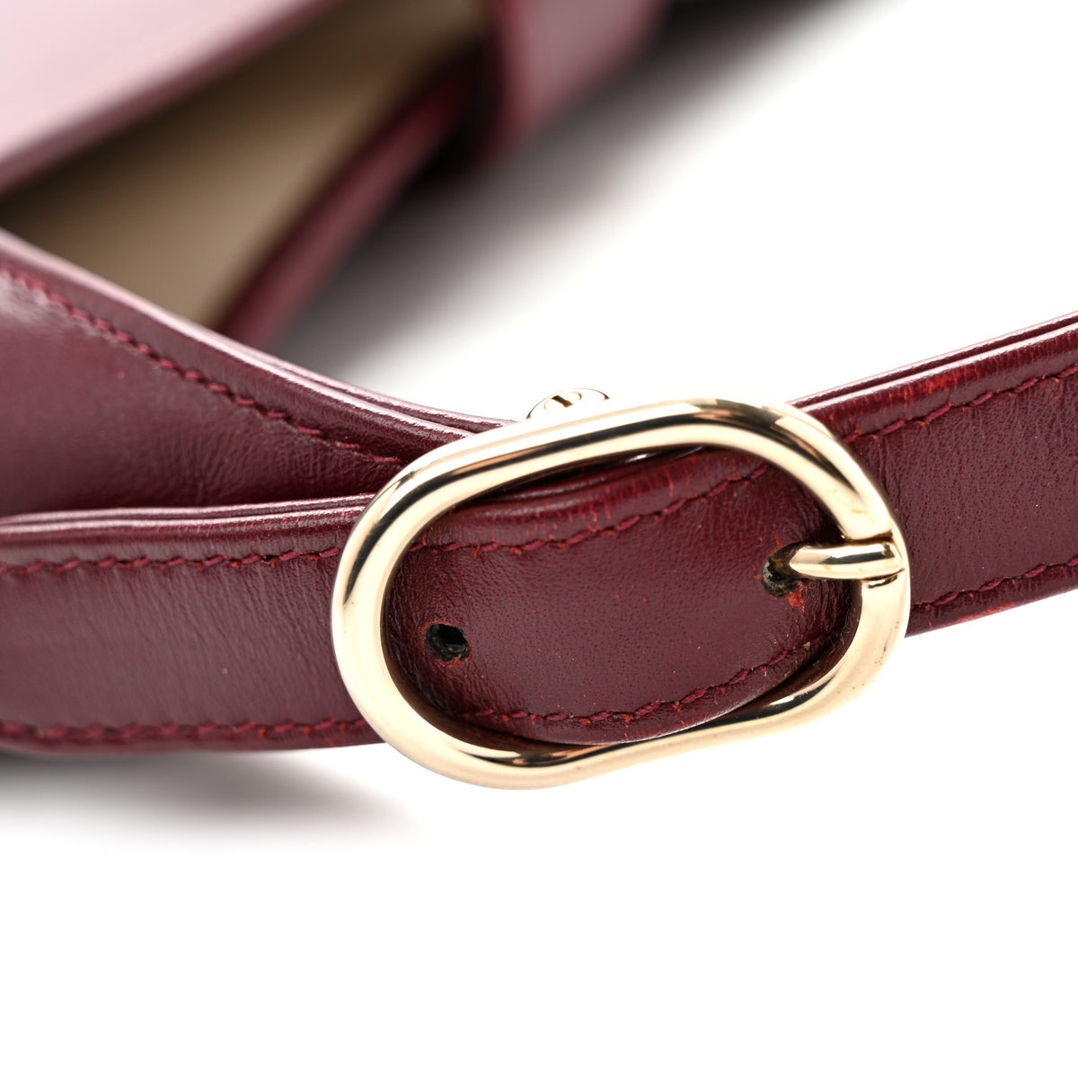 Ancora Calfskin Small Jackie Shoulder Bag Rosso