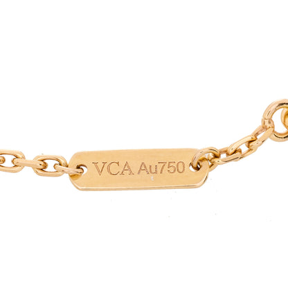 Van Cleef & Arpels 18K Rose Gold Carnelian Onyx Lucky Spring Closed Wing Ladybug Bracelet 3 of 4