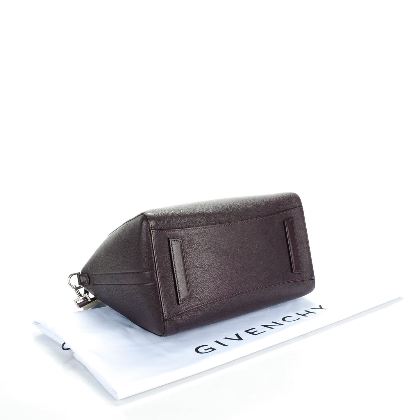 Sugar Goatskin Medium Antigona Aubergine
