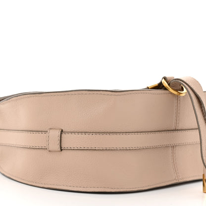 Chloe Grained Calfskin Medium Marcie Saddle Bag Nomad Beige 10 of 14