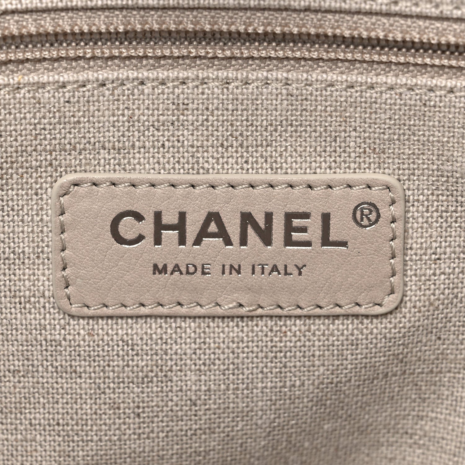 Chanel Mixed Fibers Small Deauville Tote Beige 6 of 11