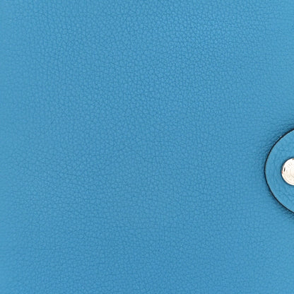 Hermes Togo Ulysse PM Notebook Cover Blue Jean 7 of 8