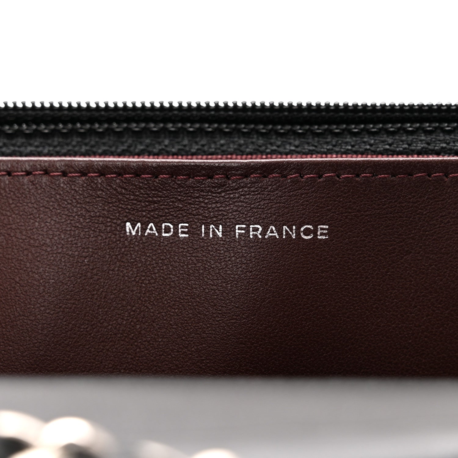 Chanel Lambskin Quilted Wallet On Chain WOC Black 7 of 12