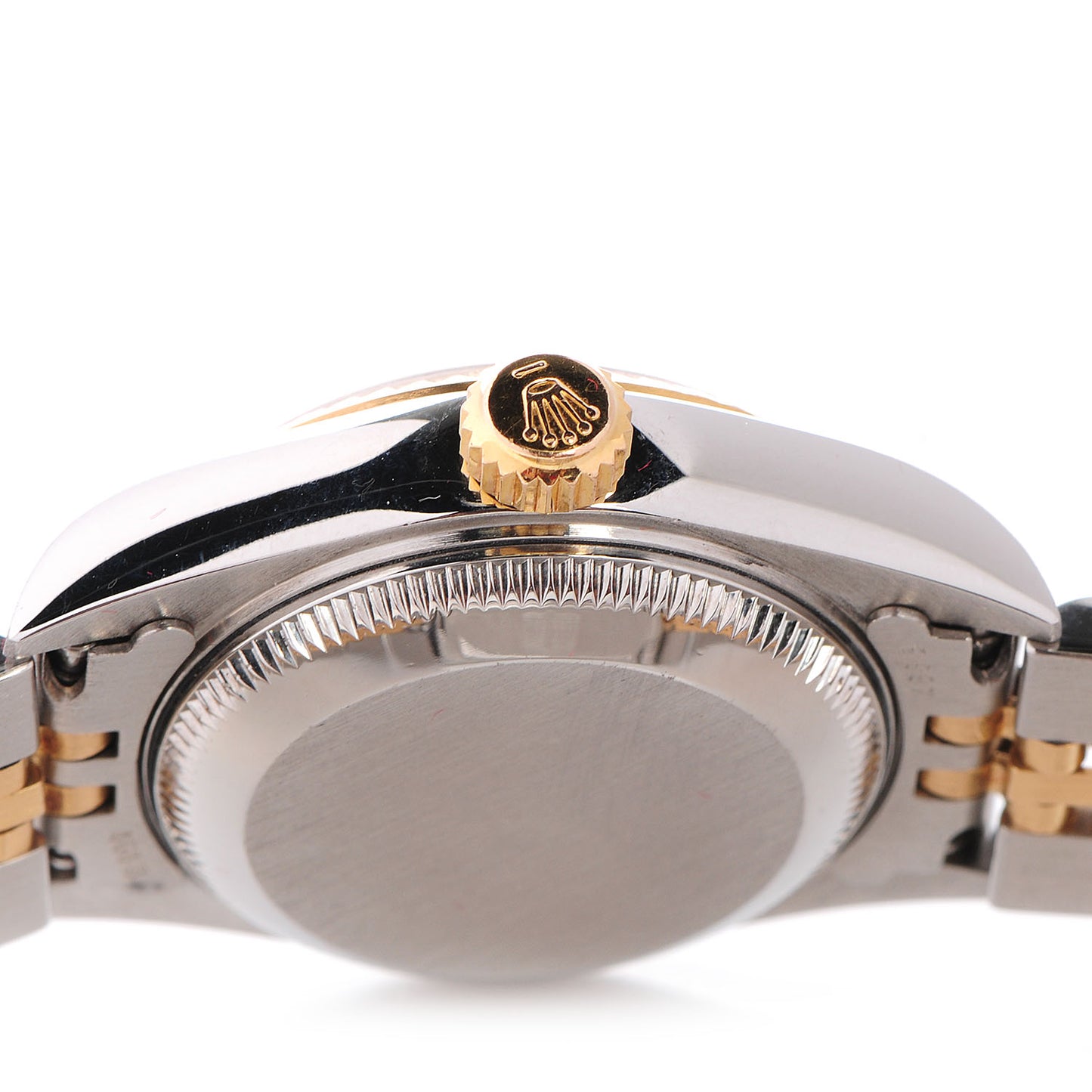 Stainless Steel 18K Yellow Gold Diamond 26mm Oyster Perpetual Datejust Watch Champagne 79173