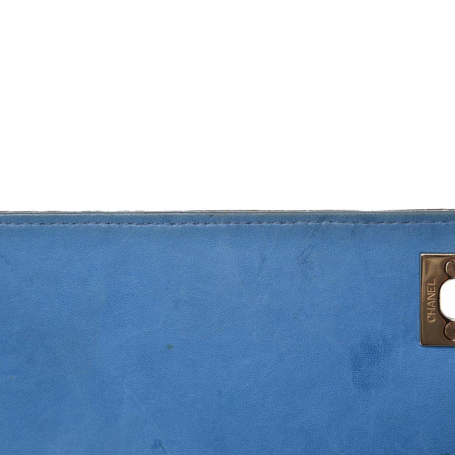 Chanel Alligator Jumbo Kelly Flap Blue 18 of 19