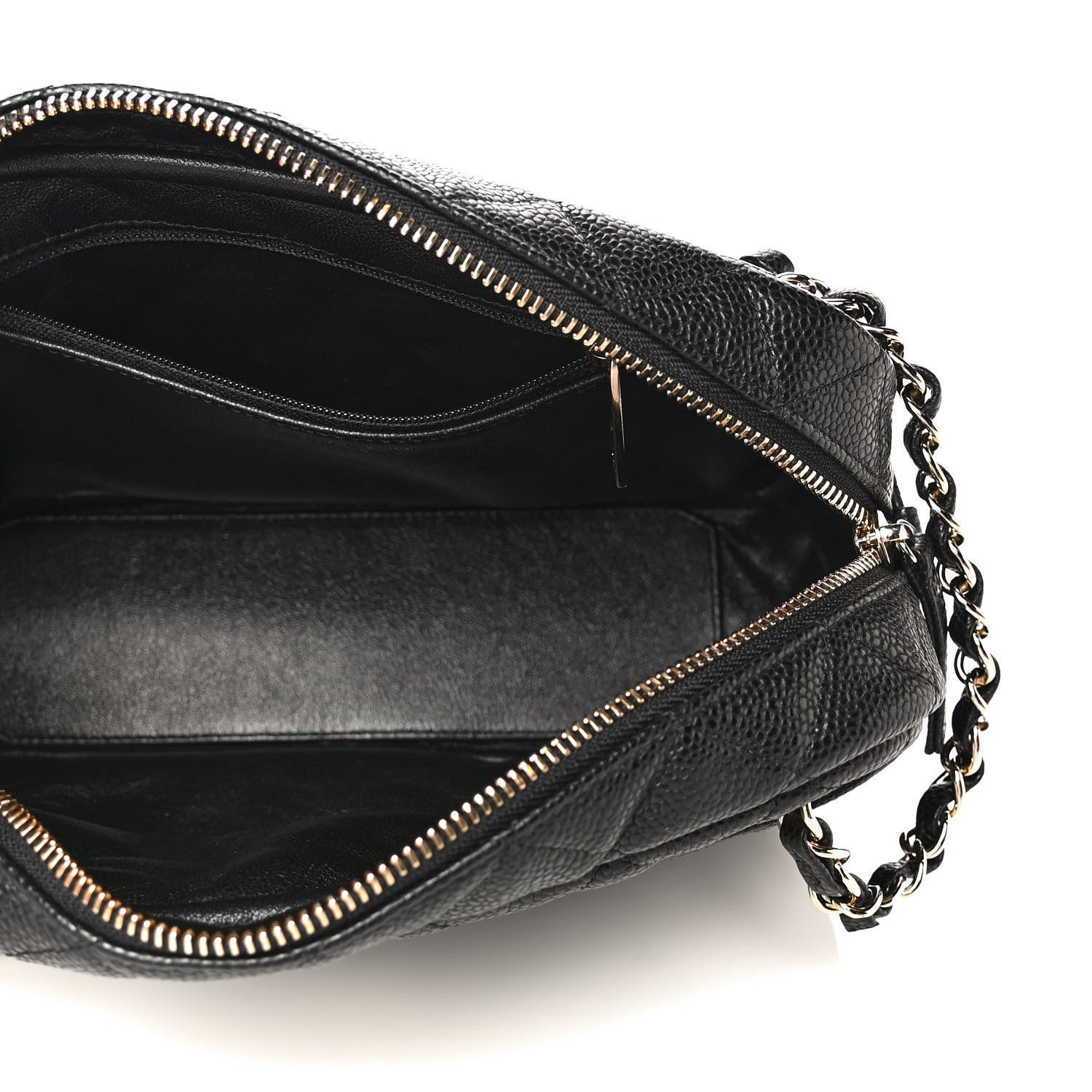Chanel Caviar Quilted Camera Case Black 4 of 11