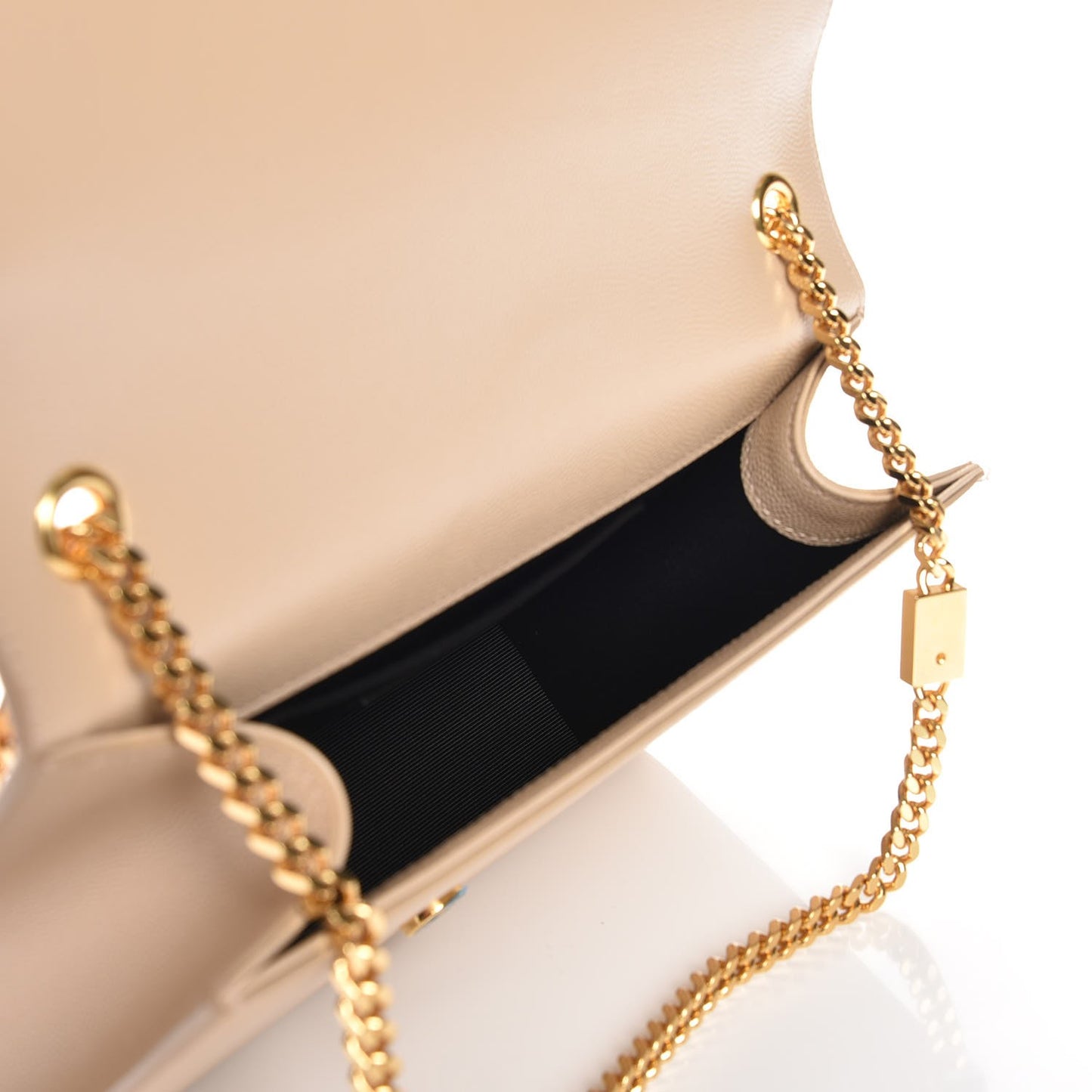 Grain De Poudre Medium Monogram Kate Satchel Nude Powder