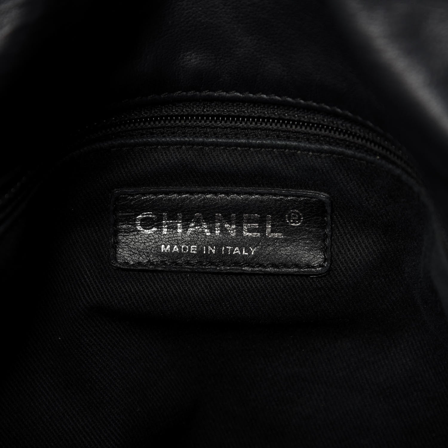 Chanel Calfskin Stitched Large Expandable Flap Bag Black 8 of 9
