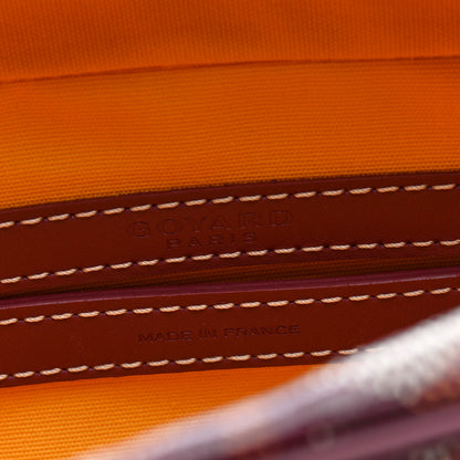 Goyard Goyardine Coeur Sac Cap Vert Burgundy 5 of 8