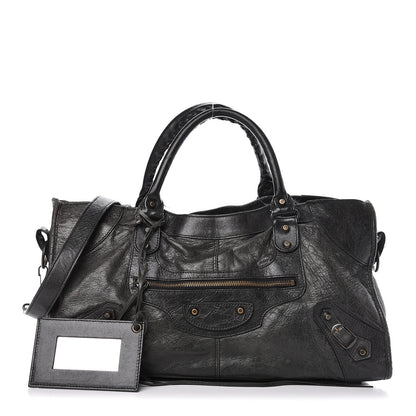 Balenciaga Agneau Classic Hardware Part Time Anthracite 1 of 16