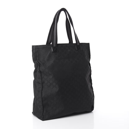 Gucci Nylon Monogram Vertical Tote Black 2 of 8