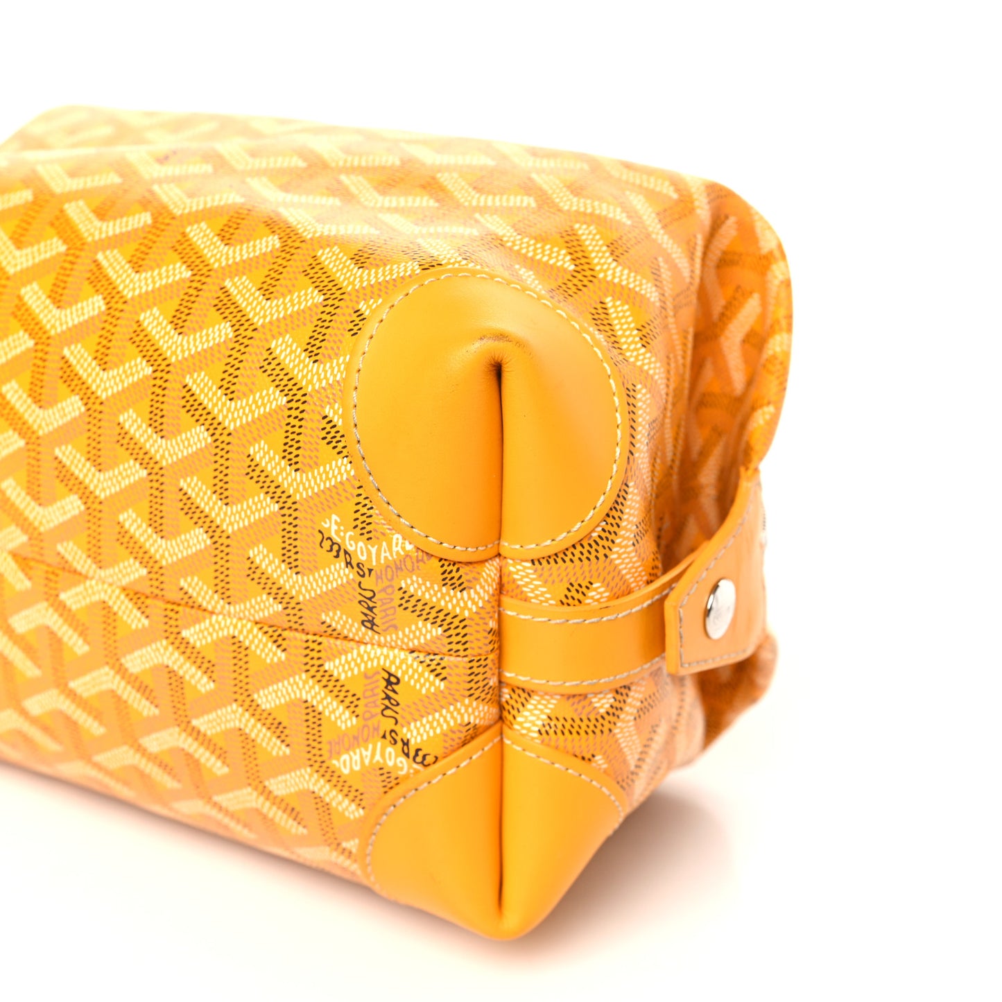 Goyardine Boeing 25 Trousse de Toilette Yellow