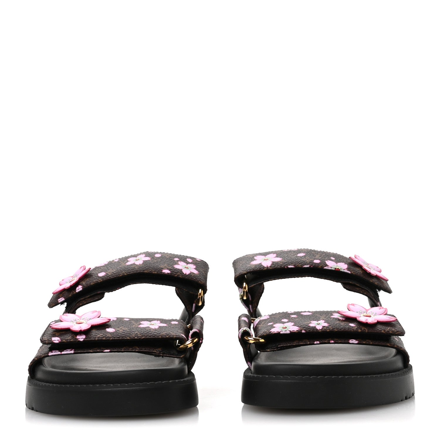 Louis Vuitton LV X TM Monogram LV Sunset Flat Comfort Mule 38.5 Sakura Brown 3 of 9