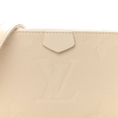 Louis Vuitton Empreinte Monogram Giant Multi Pochette Accessories Mini Pochette Cream 4 of 9
