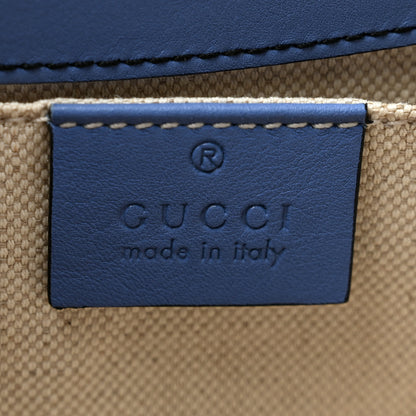 Gucci Guccissima Medium Emily Chain Shoulder Bag Mineral Blue 5 of 11