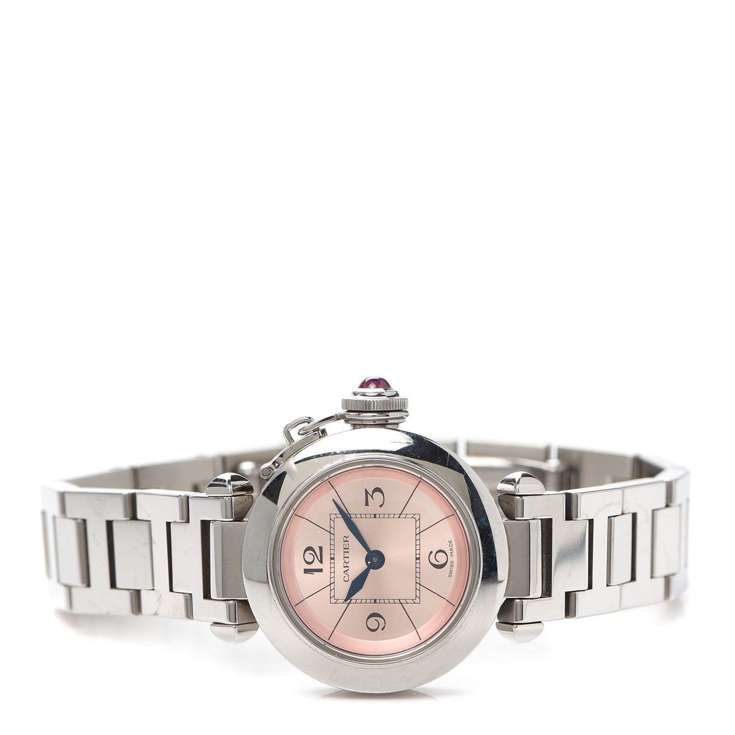 Stainless Steel 27mm Miss Pasha Quartz Watch Pink