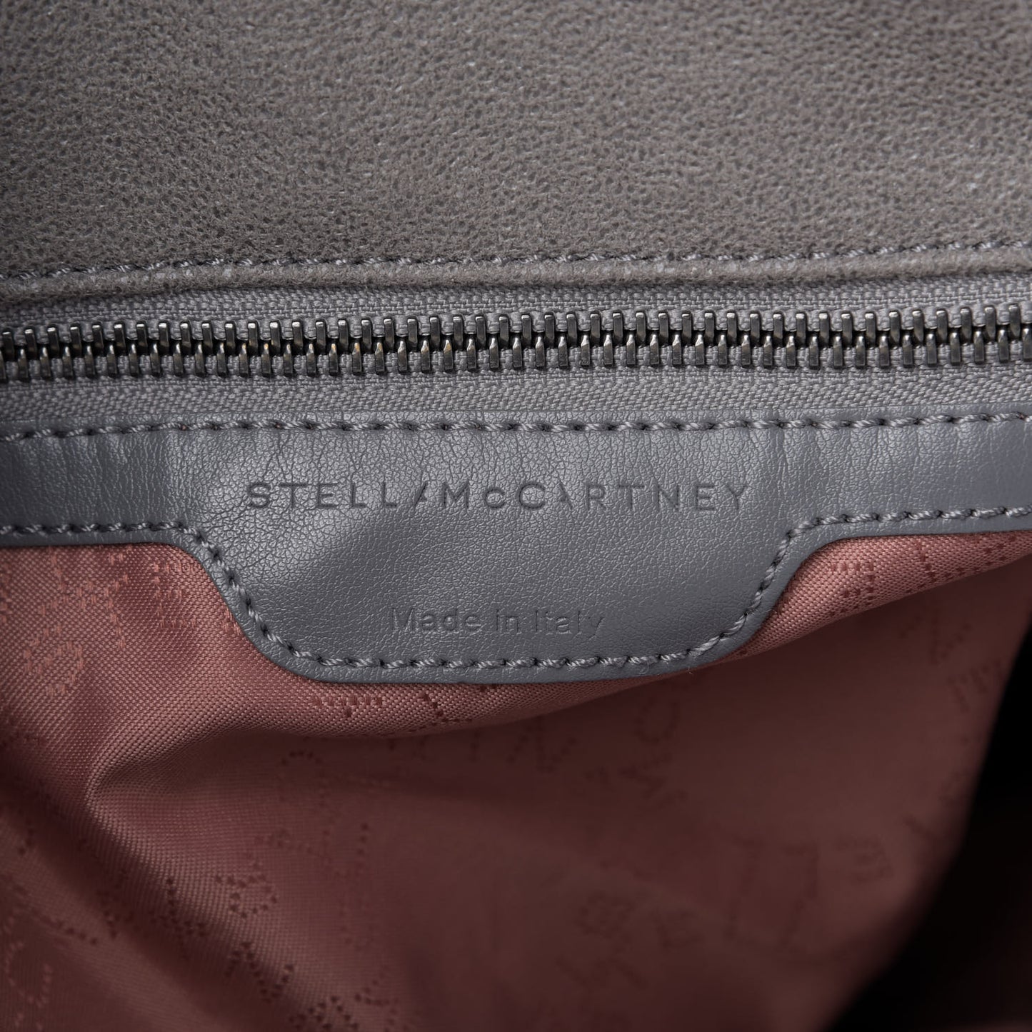 Shaggy Deer Falabella Fold Over Tote Grey