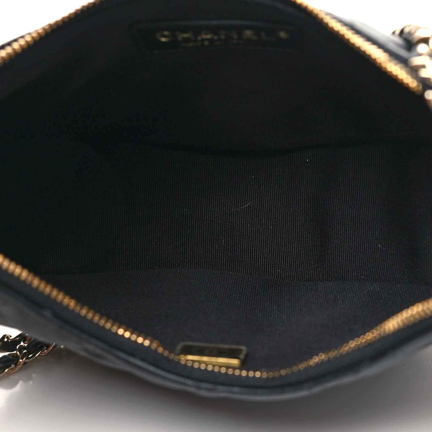 Chanel Lambskin Quilted Small Hobo Bag Black 5 of 10