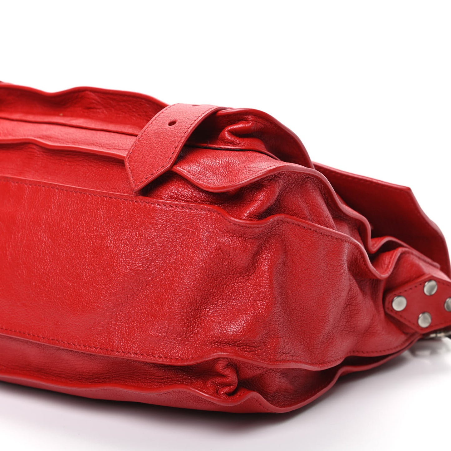 Lambskin Medium PS1 Satchel Red