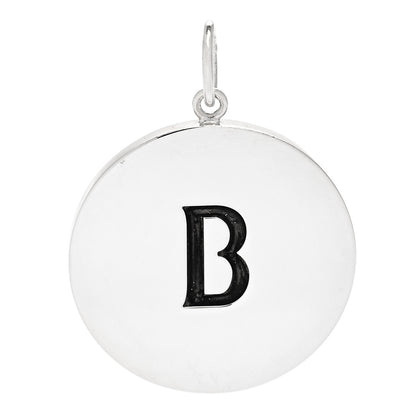 Tiffany Sterling Silver Block Letter B Charm 1 of 5