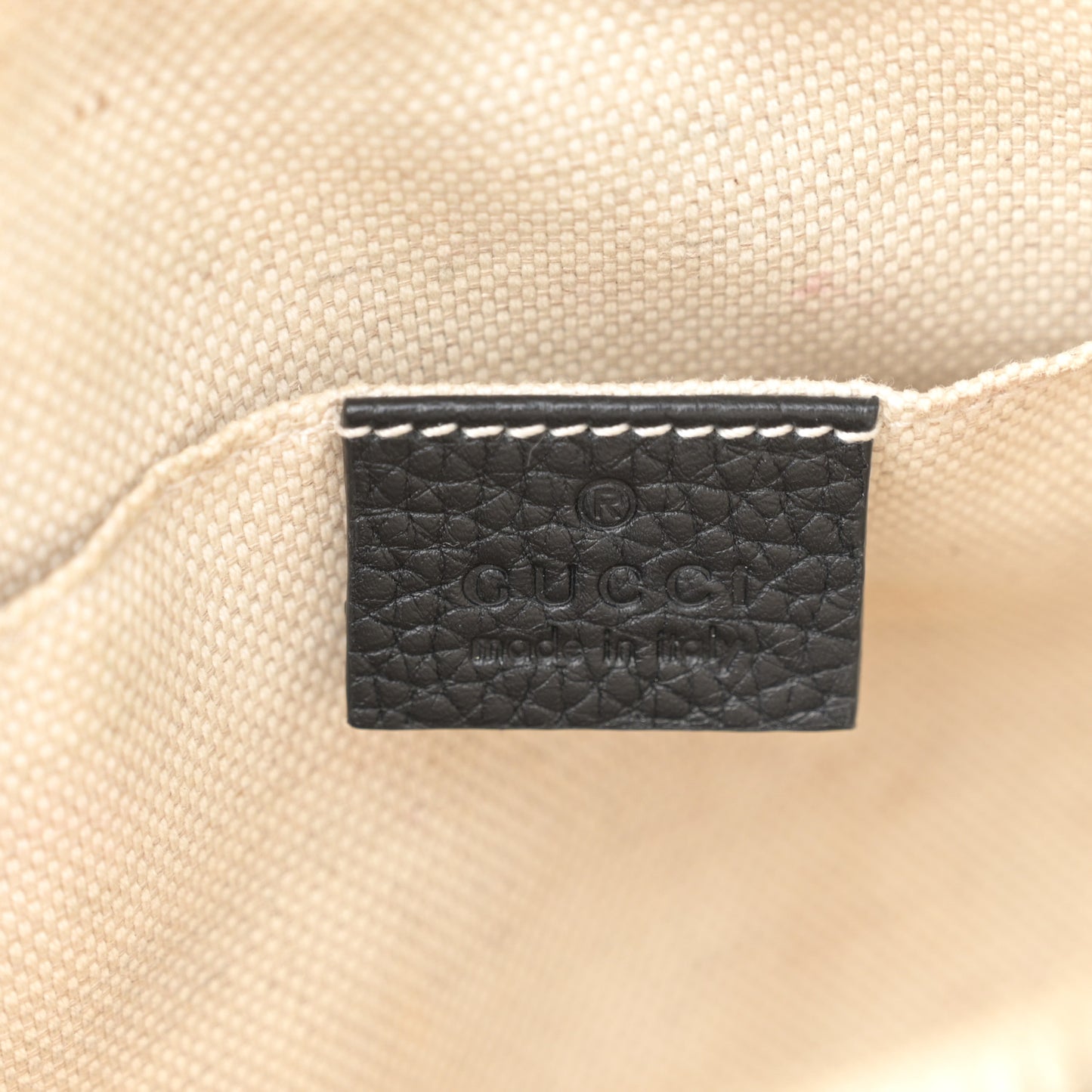 Pebbled Calfskin Small Soho Disco Bag Black
