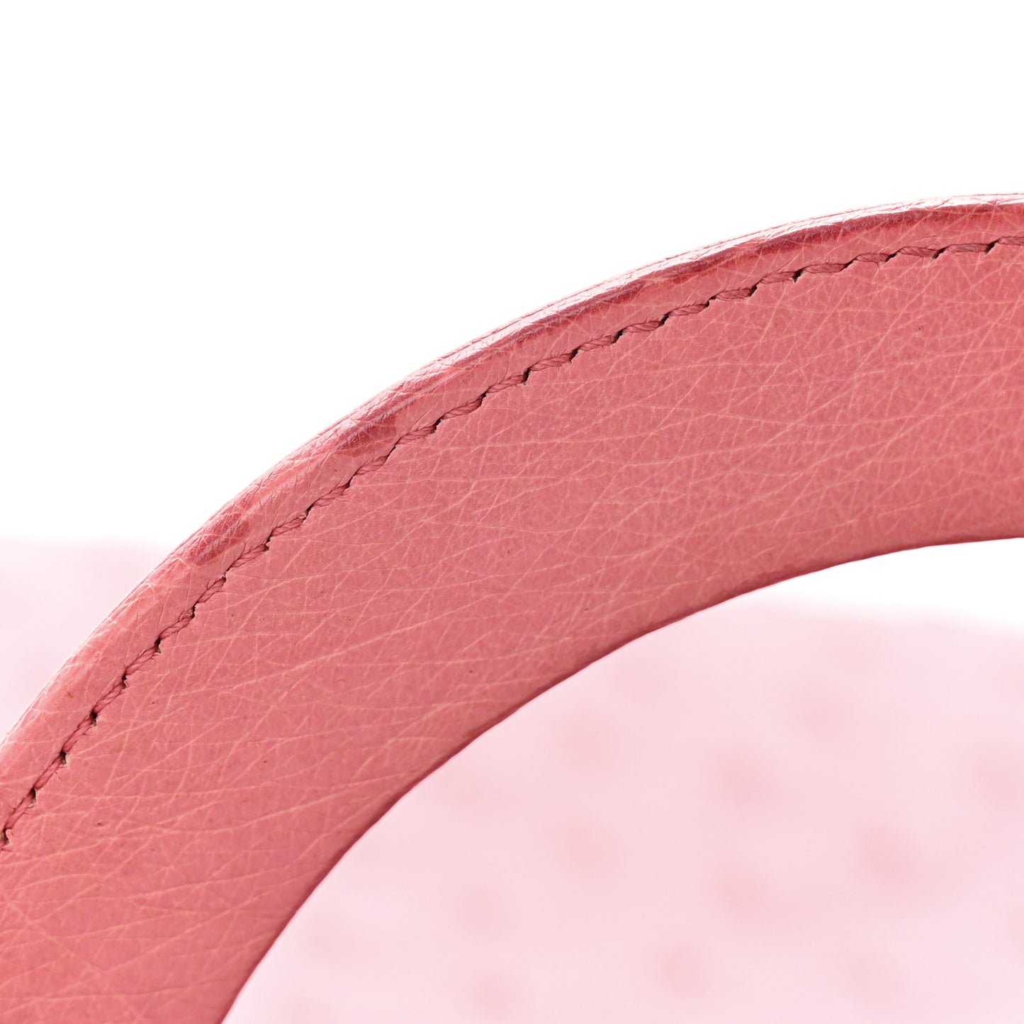 Ostrich Large Lady Dior Pink