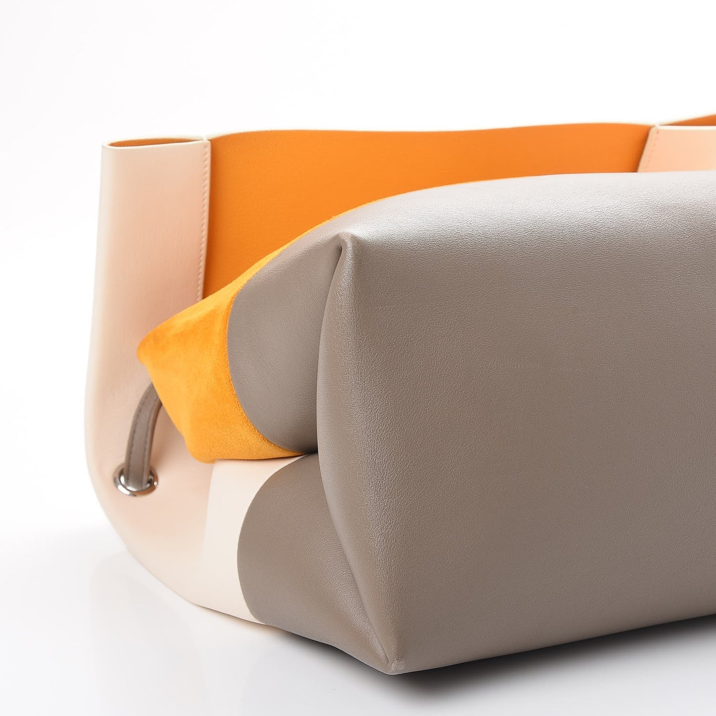 Calfskin All Soft Shoulder Bag Cream