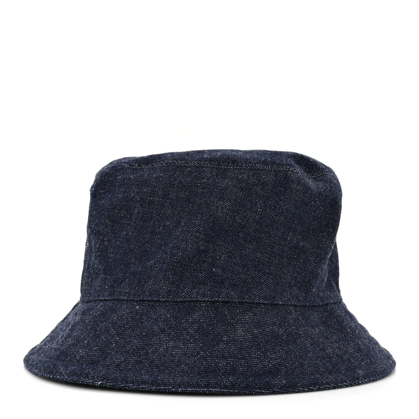 Cotton Denim Embroidered Harper Emile Bucket Hat 56 Indigo