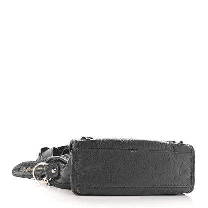 Balenciaga Agneau Classic Silver Hardware Mini City Gris Fossile 4 of 11