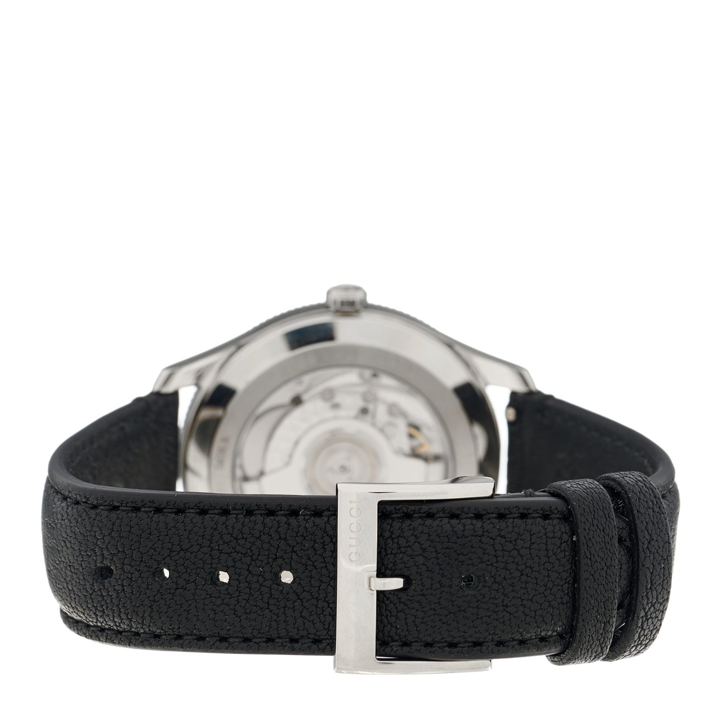 Stainless Steel Calfskin 40mm G-Timeless Charm Automatic Watch Black