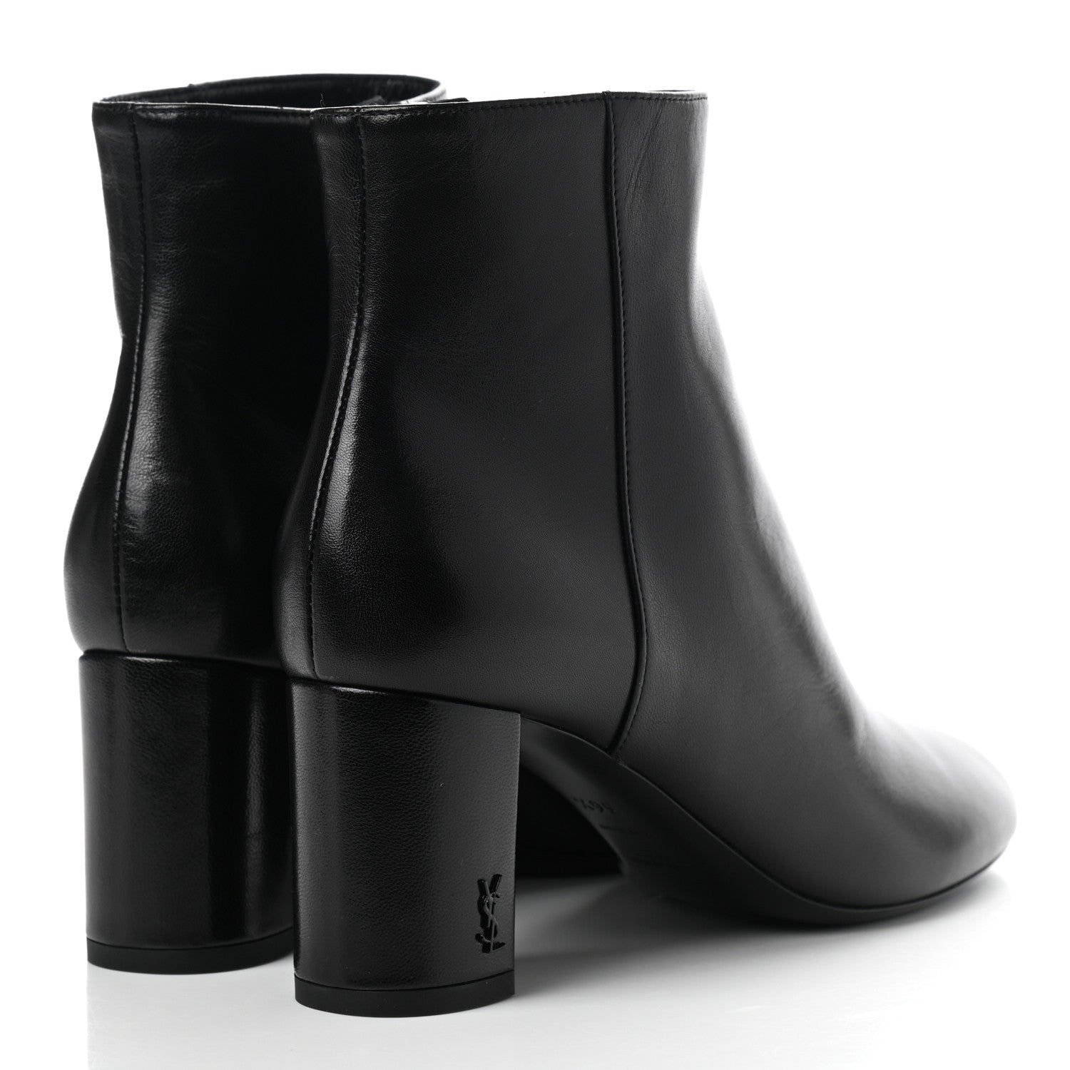 Saint Laurent Nappa Loulou Ankle Zip Boot 36.5 Black 4 of 16