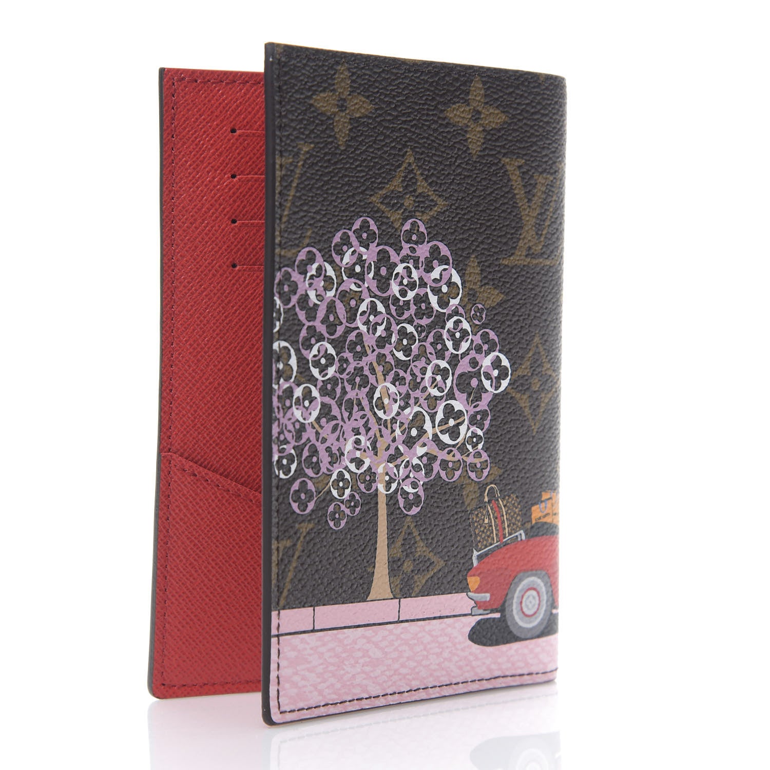 Louis Vuitton Monogram 2019 Christmas Animation Passport Cover Rouge 2 of 6