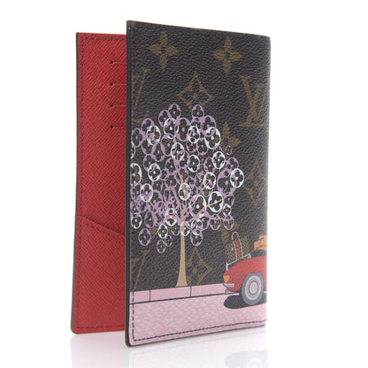Louis Vuitton Monogram 2019 Christmas Animation Passport Cover Rouge 2 of 6