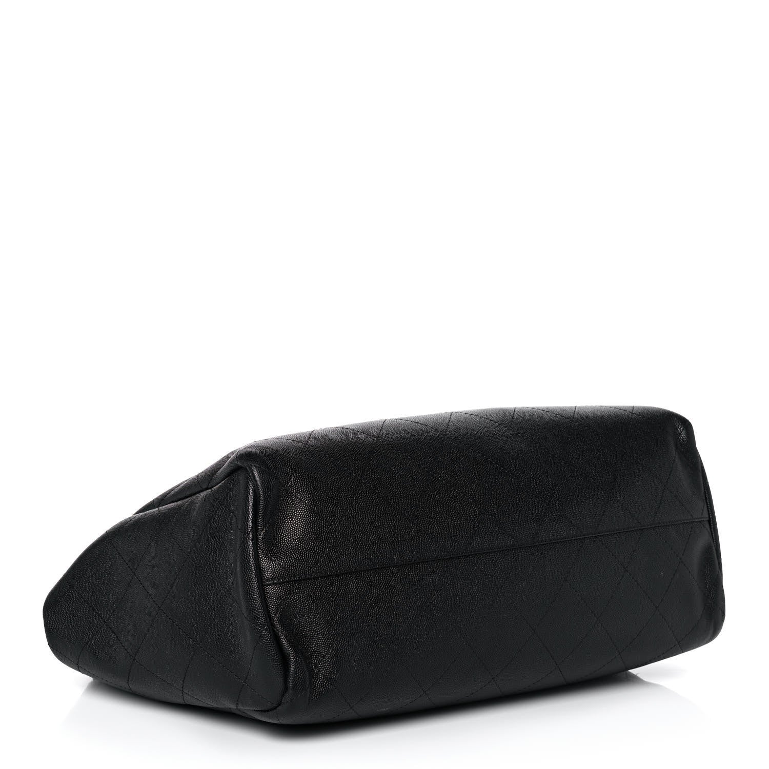 Chanel Caviar Stitched Large Shopping Tote Black 4 of 14