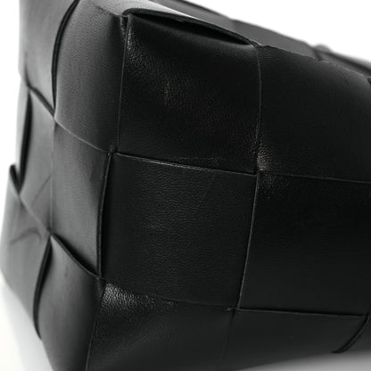Bottega Veneta Nappa Maxi Intrecciato Small Cassette Bucket Bag Black 10 of 11