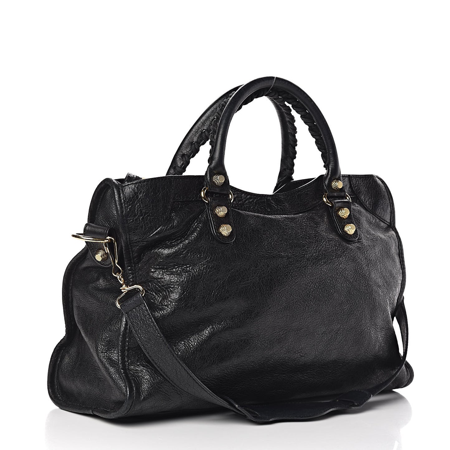 Agneau Giant 12 Gold Hardware City Black