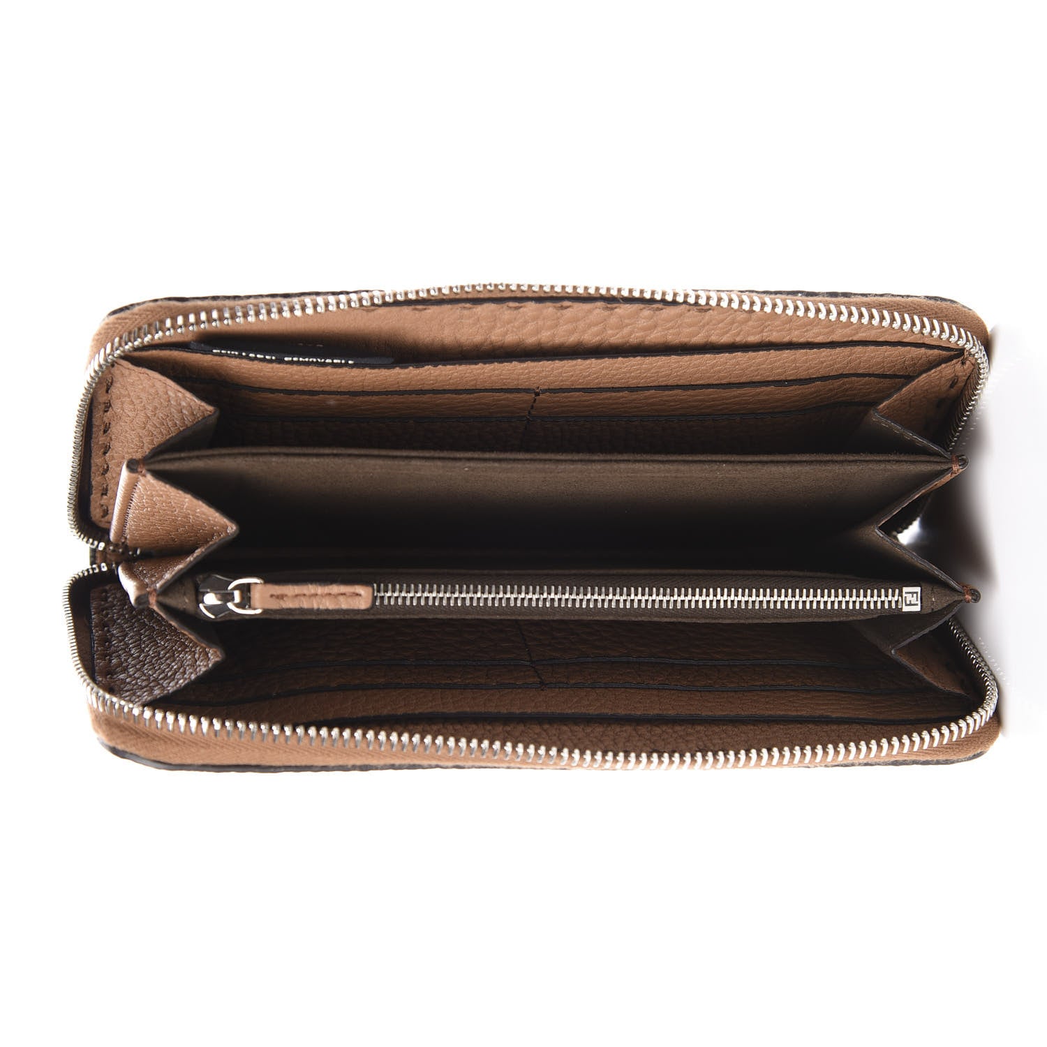 Fendi Cuoio Romano Selleria Zip Around Wallet Mou 4 of 9