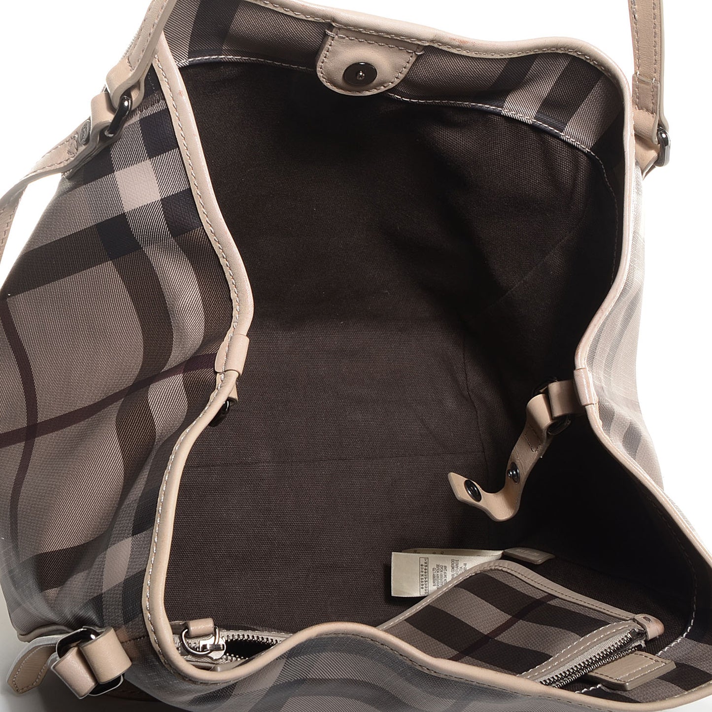 Smoked Check Small Canterbury Tote Trench