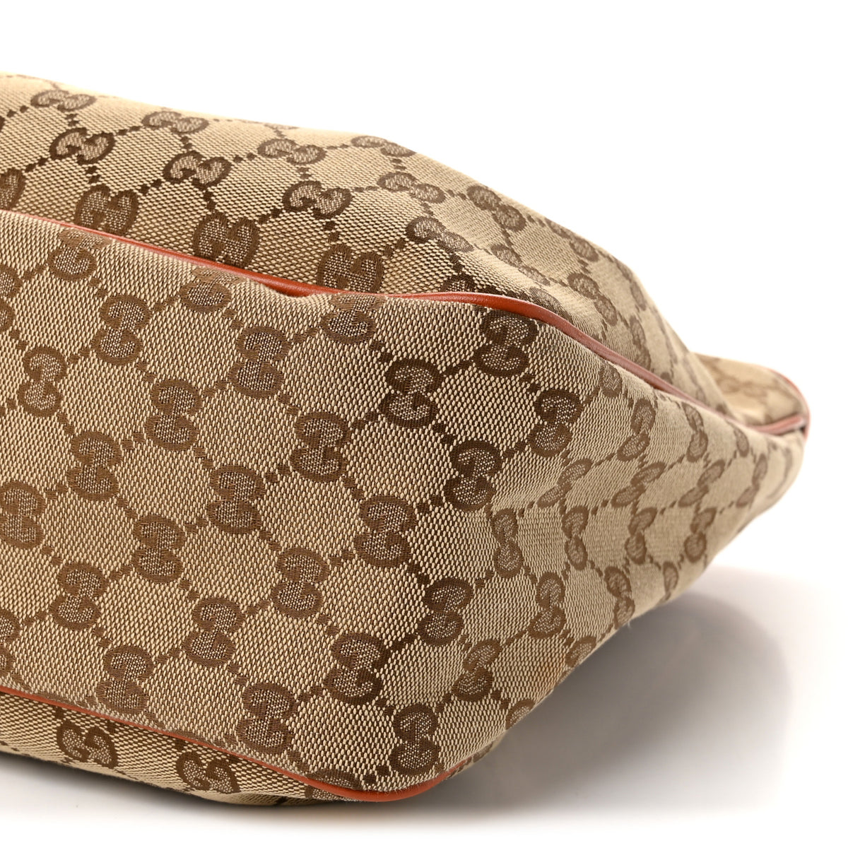 Gucci Monogram Medium Sukey Top Handle Tote Beige Orange 10 of 10